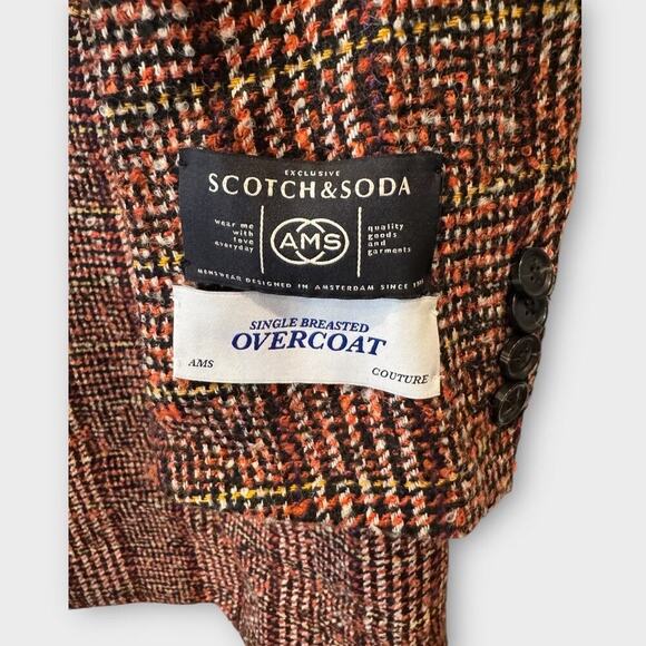 Scotch & Soda Single Breasted Overcoat Size Medium - Picture 7 of 12